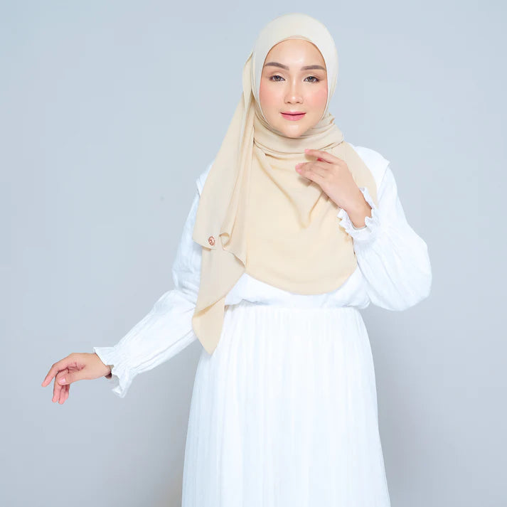 Semi Instant Sarongje | Chiffon Silk in Blonde