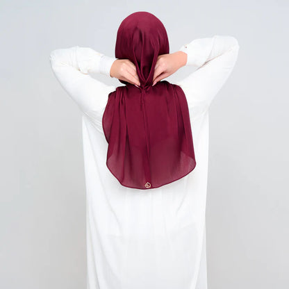 Instant Tag n' Go Butterfly | Textured Satin in Crimson