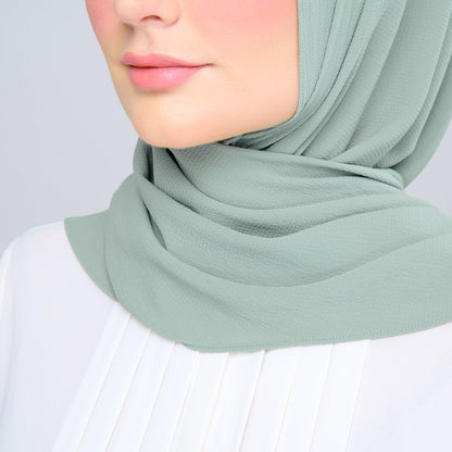 Instant Tag n' Go Butterfly | Textured Chiffon in Dusty Green