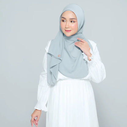 Semi Instant Sarongje | Chiffon Silk in Earl Grey