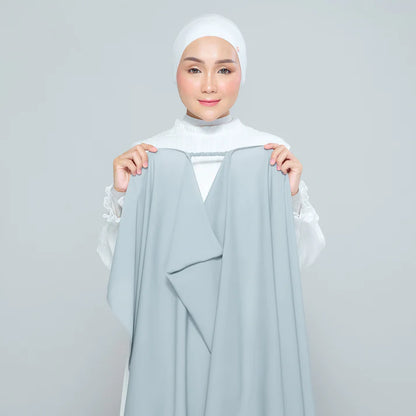 Semi Instant Sarongje | Chiffon Silk in Earl Grey