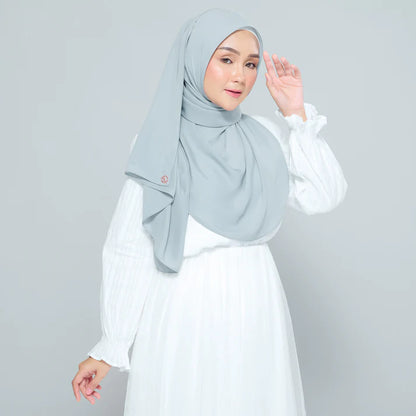Semi Instant Sarongje | Chiffon Silk in Earl Grey