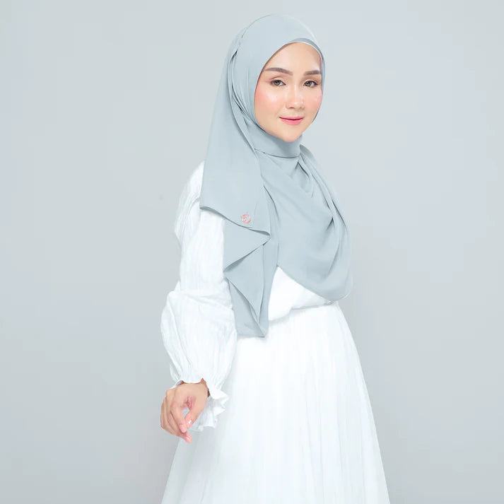 Semi Instant Sarongje | Chiffon Silk in Earl Grey
