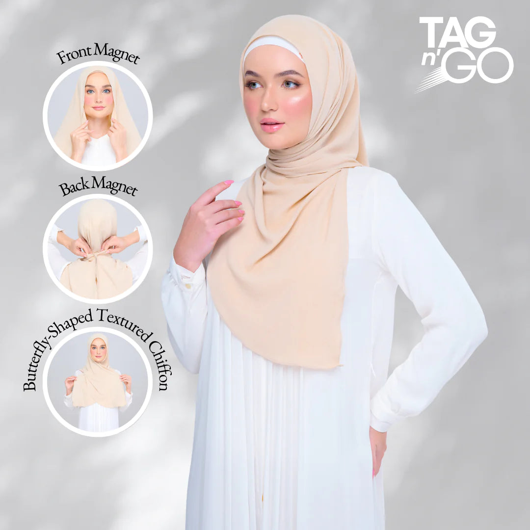 Instant Tag & Go | Textured Chiffon BB in Light Nude