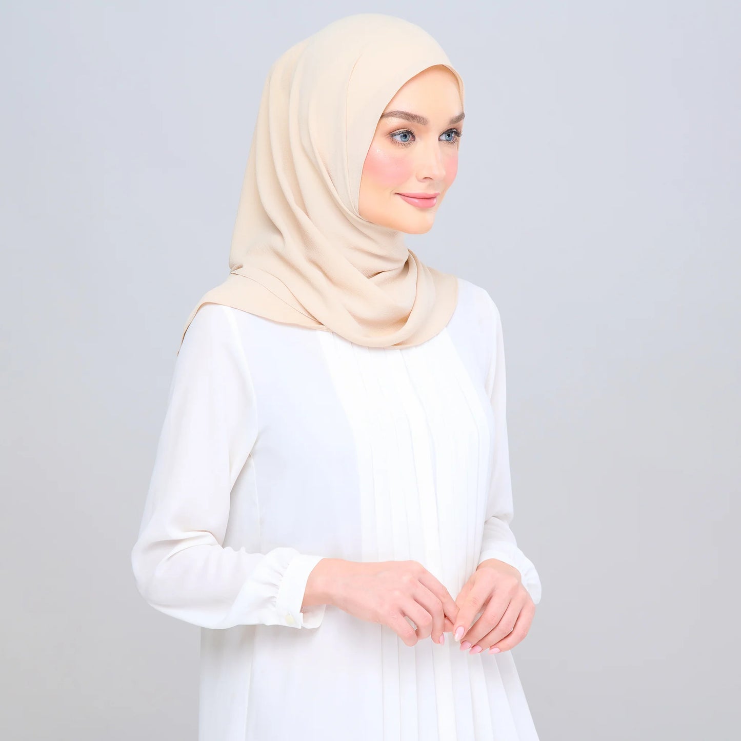 Instant Tag n' Go Butterfly | Textured Chiffon in Light Nude