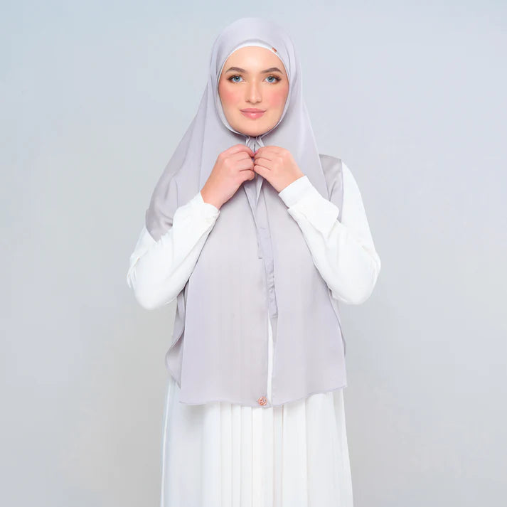 Instant Tag n' Go Butterfly | Textured Satin in Light Silver