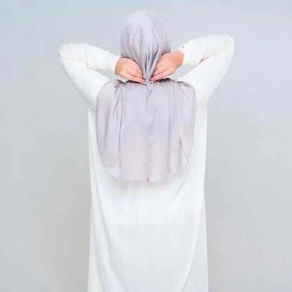 Instant Tag n' Go Butterfly | Textured Satin in Light Silver