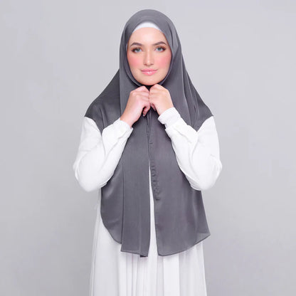 Instant Tag n' Go Butterfly | Textured Satin in Metro Grey