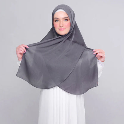 Instant Tag n' Go Butterfly | Textured Satin in Metro Grey